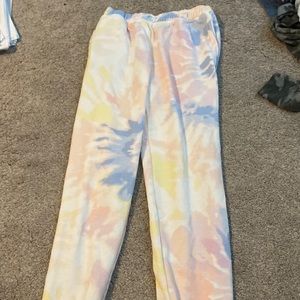 tie dye sweatpants